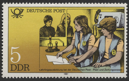 SCG1220 - East Germany (DDR) – 1981 Postal Training and Education Series