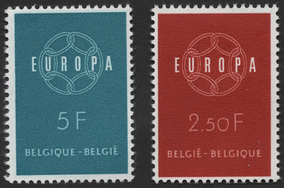 SCG1224 - 1961 Belgium Europa Stamps – Linked Chain Emblem