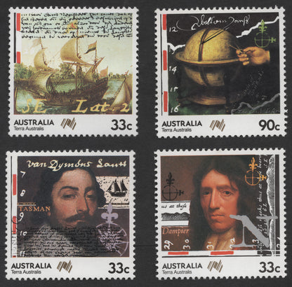 SCG1230 - Australia 1986 Terra Australis Explorers Stamp Set