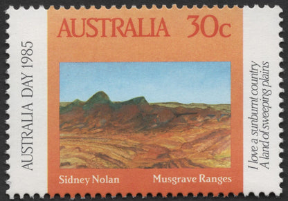 SCG1239 - Australia Day 1985 – Nolan & Drysdale Landscape Stamps