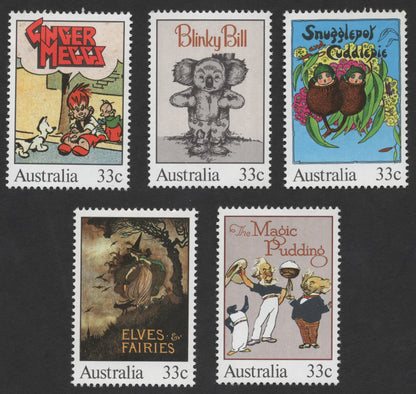 SCG1234 - Australia 1985 Children's Book Characters – 33c Stamp Set