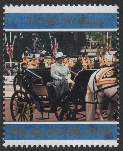 SCG1233 - Falkland Islands 1997 Golden Wedding Anniversary Stamps