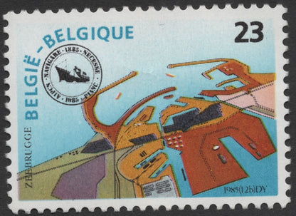 SCG1243 - Belgium 1985 World Navigation Expo – Zeebrugge & Strépy-Thieu