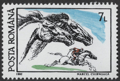 SCG1420 - Romania – 1992 Artistic Horse Series by Chirnoagă
