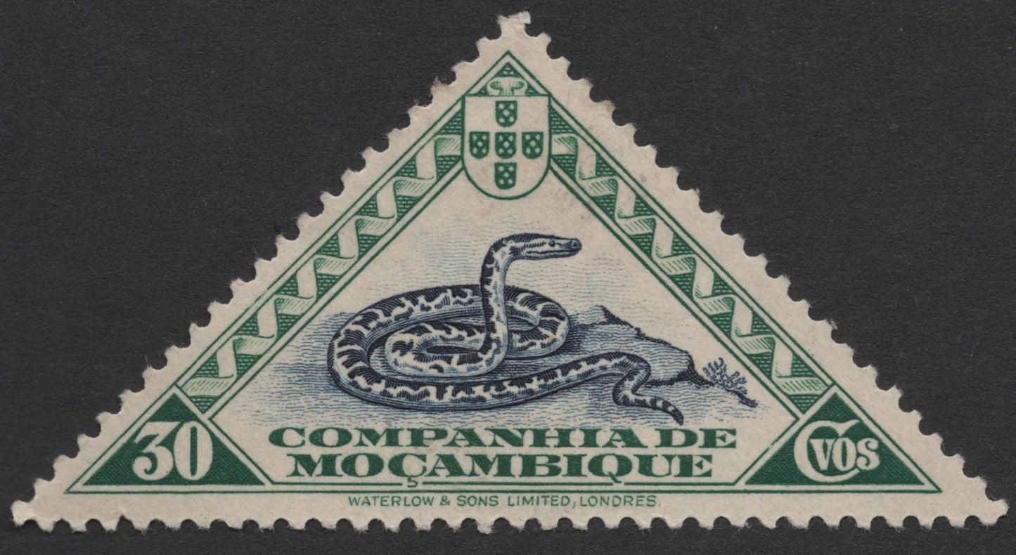 SCG1417 - Mozambique Company – Lion & Snake Triangle Stamps