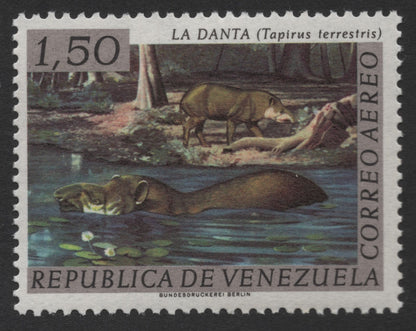 SCG1419 - Venezuela – Native Wildlife Airmail Series (Jaguar, Tapir & Anteater)