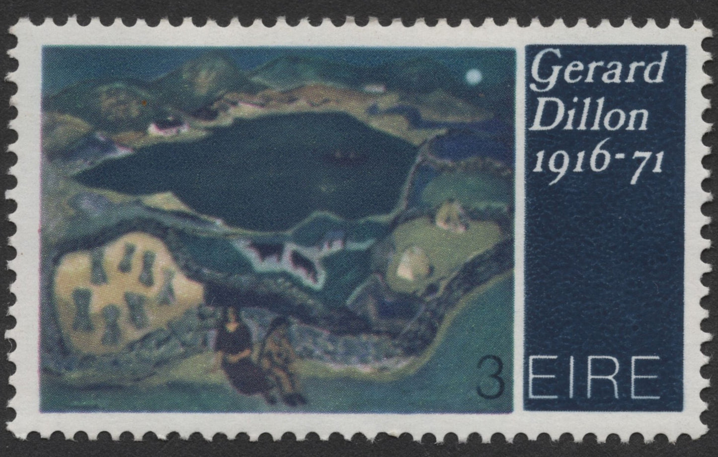 SCG1453 - Ireland 1979 Gerard Dillon Commemorative Stamp – 3p Éire