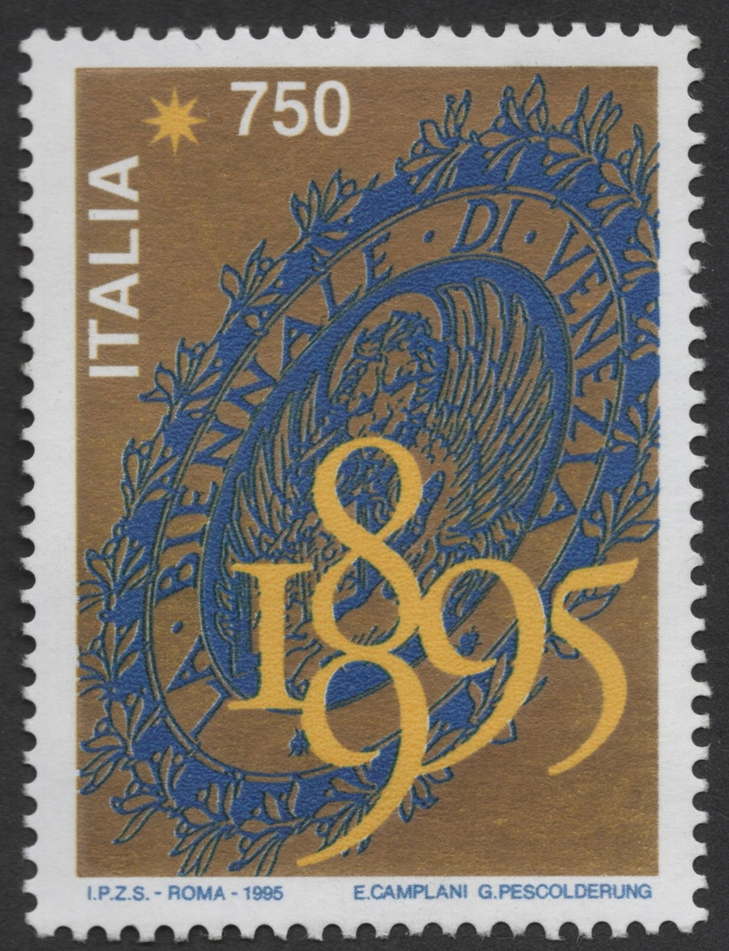SCG1486 - Italy 1995 – Centenary of the Venice Biennale, 750 Lire