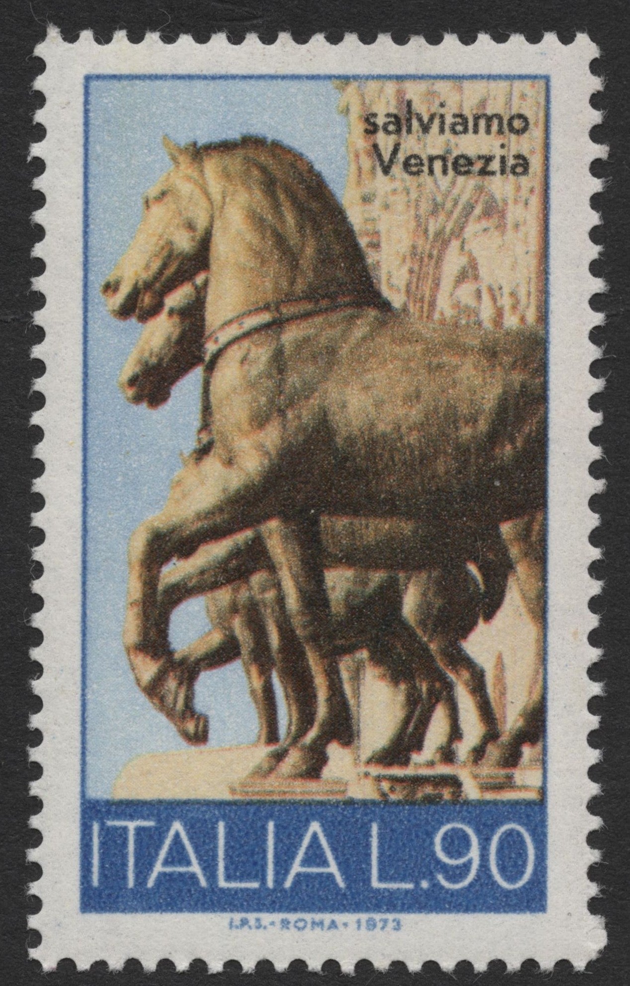 SCG1479 - Italy 1973 – Save Venice “Salviamo Venezia” Horses of St. Mark, L.90