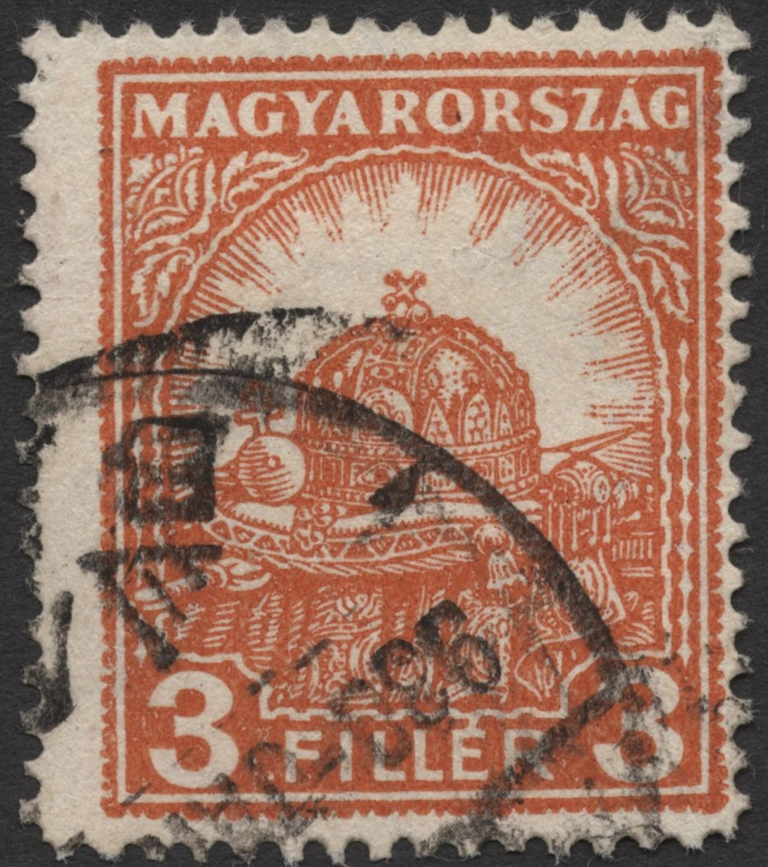 SCG1541 - Hungary - Crown of Saint Stephen – Orange (Used)