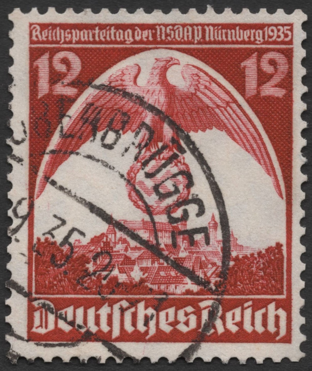 SCG1510 - Germany 1935 – 12 Pf Reich Party Congress, Nuremberg (Used)