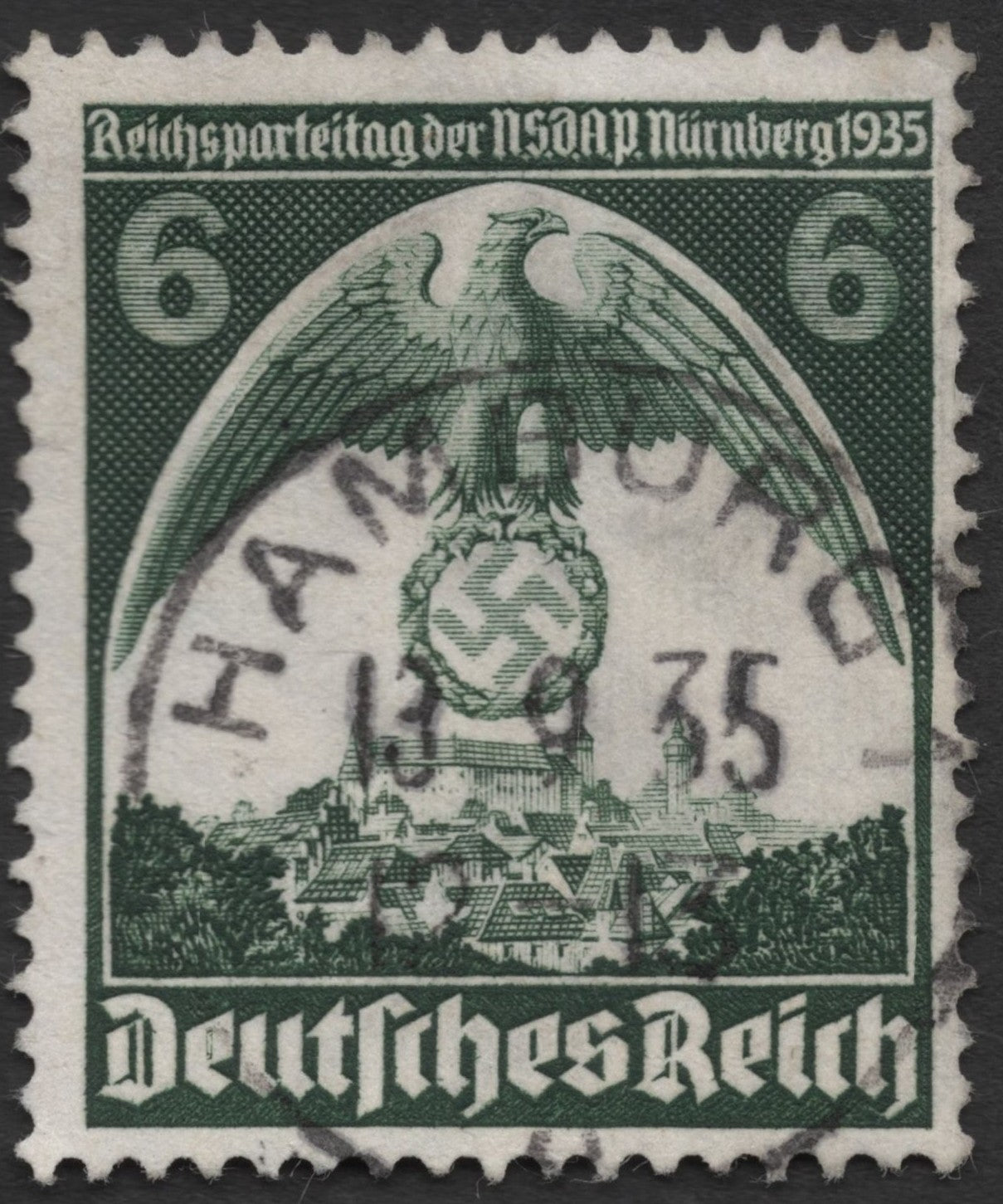 SCG1507 - Germany 1935 – 6 Pf Reich Party Congress, Nuremberg (Used)