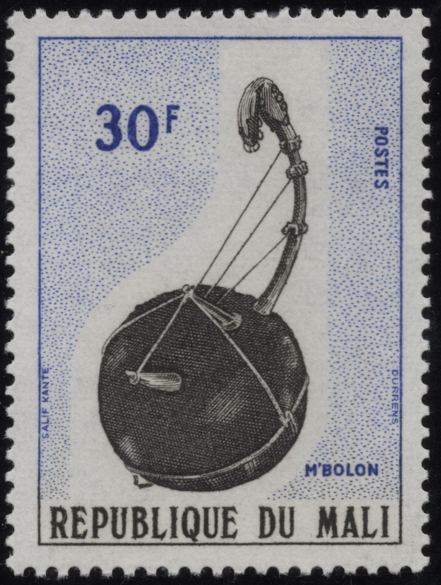 SCG1565 - Cultural Heritage of Mali – M’Bolon on Stamp