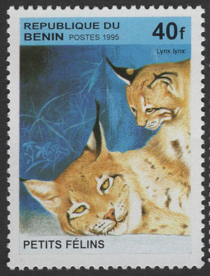 SCG1712 - Benin 1995 Wild Cat Cubs – Lynx & Puma “Petits Félins” Series
