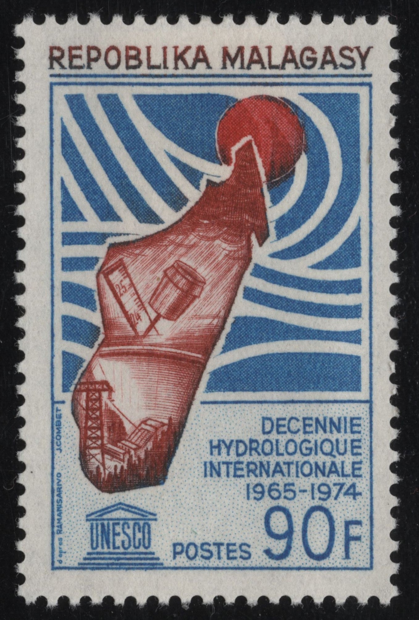 SCG1745 - Madagascar 1974 – International Hydrological Decade Commemorative