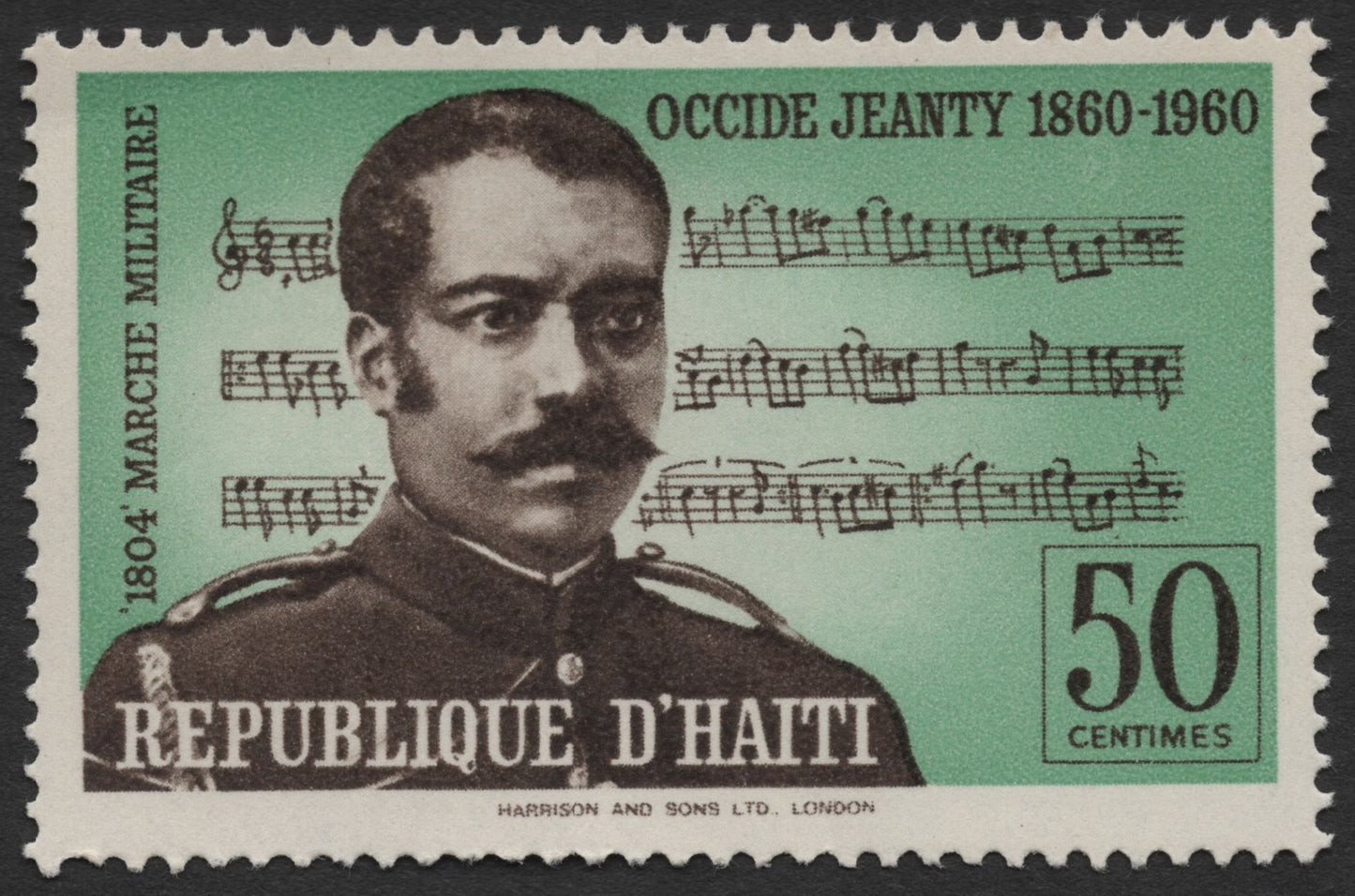 SCG1865 - Haiti – Occide Jeanty, 1804 Marche Militaire, 50 Centimes