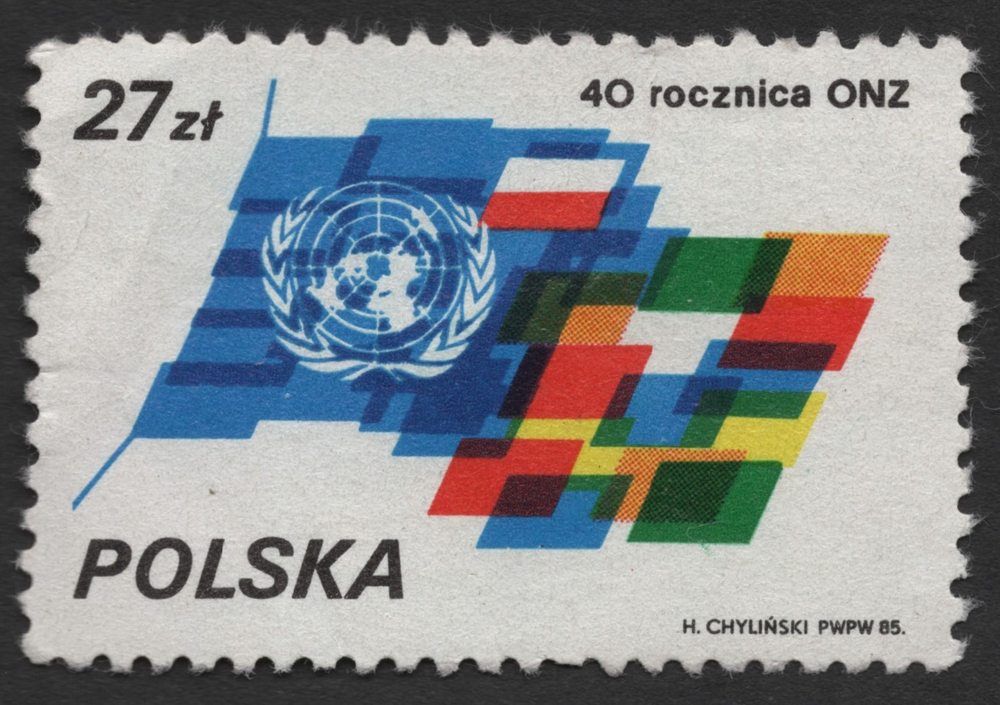 SCG1908 -  Poland 1985 – 40th Anniversary of the United Nations