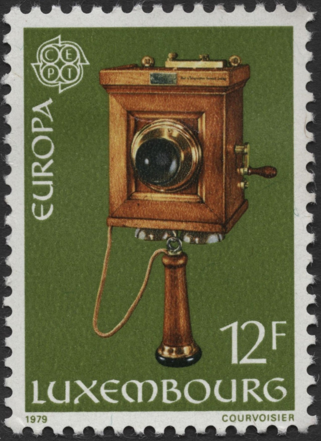 SCG1915 - Luxembourg 1979 Europa Stamp – Vintage Telephone