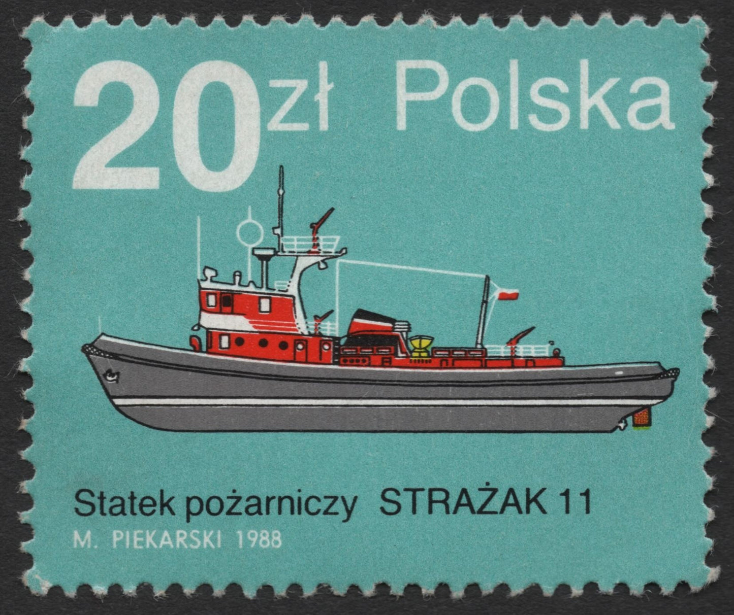 SCG1916 - Poland 1988 Fireboat “Strażak 11” – 20 zł