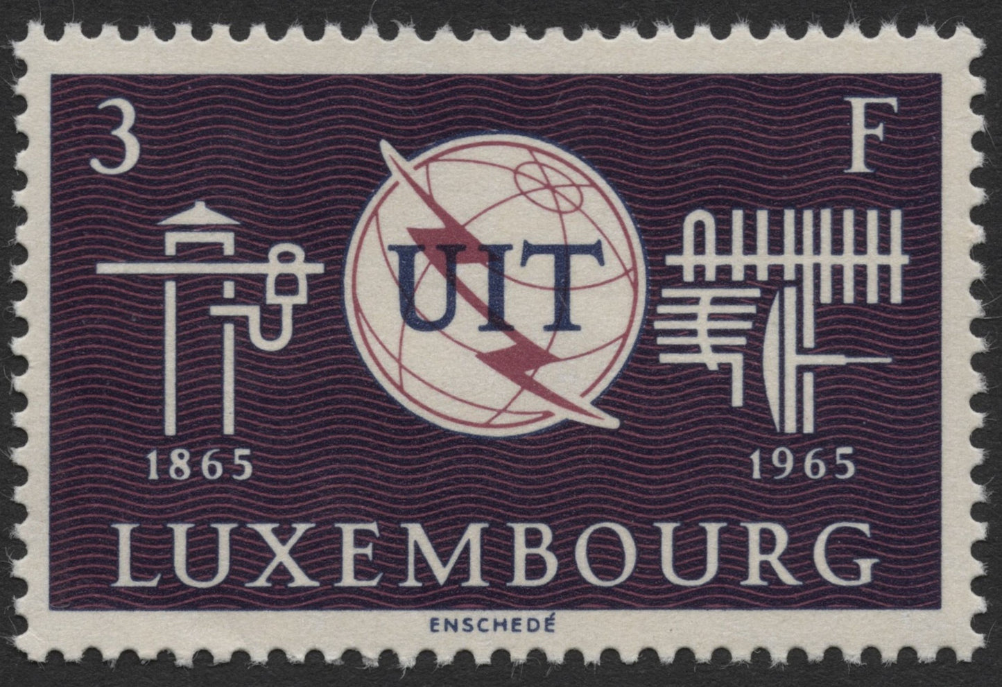 SCG1962 -  Luxembourg 1965 Centenary of ITU Stamp