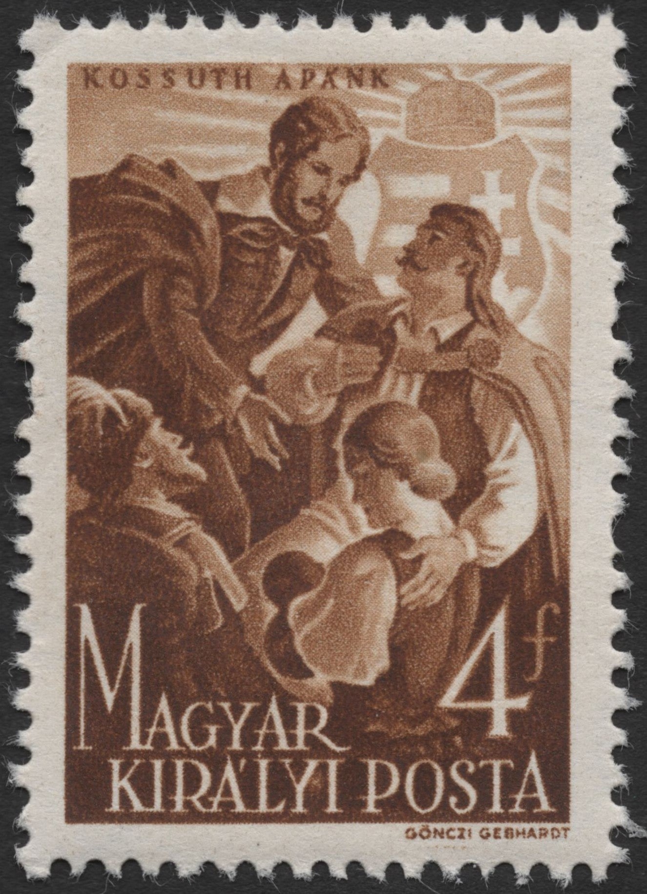 SCG1967 - Hungary 1943 – Lajos Kossuth with the People