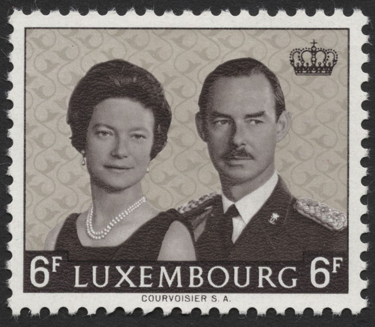 SCG1983 - Luxembourg 6F Grand Ducal Portrait Stamp