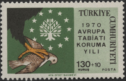 SCG2055 - 1970 Turkey “European Conservation Year” Stamp Set