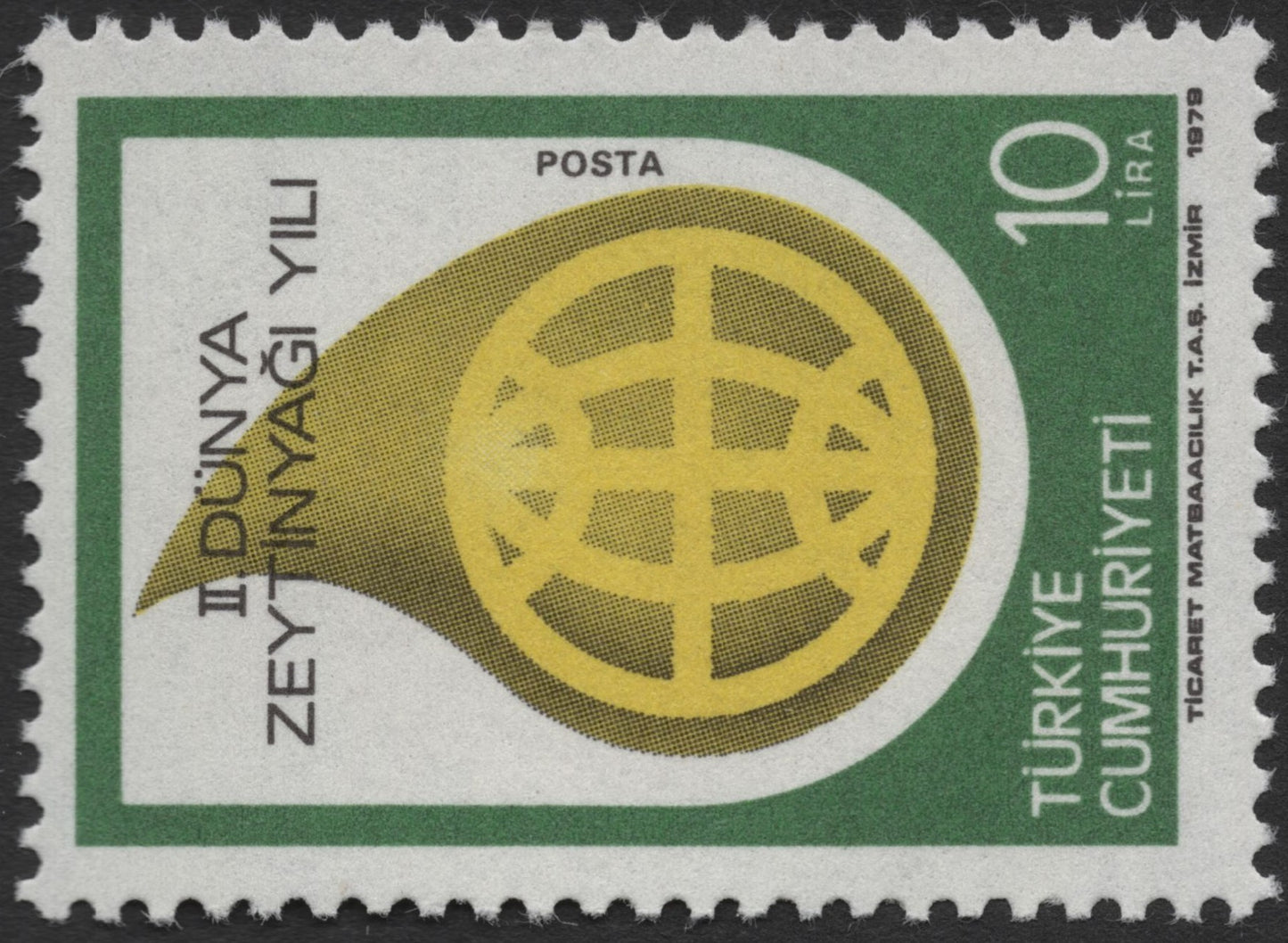 SCG2052 - 1979 Turkey "Second World Olive Oil Year" Stamp Set