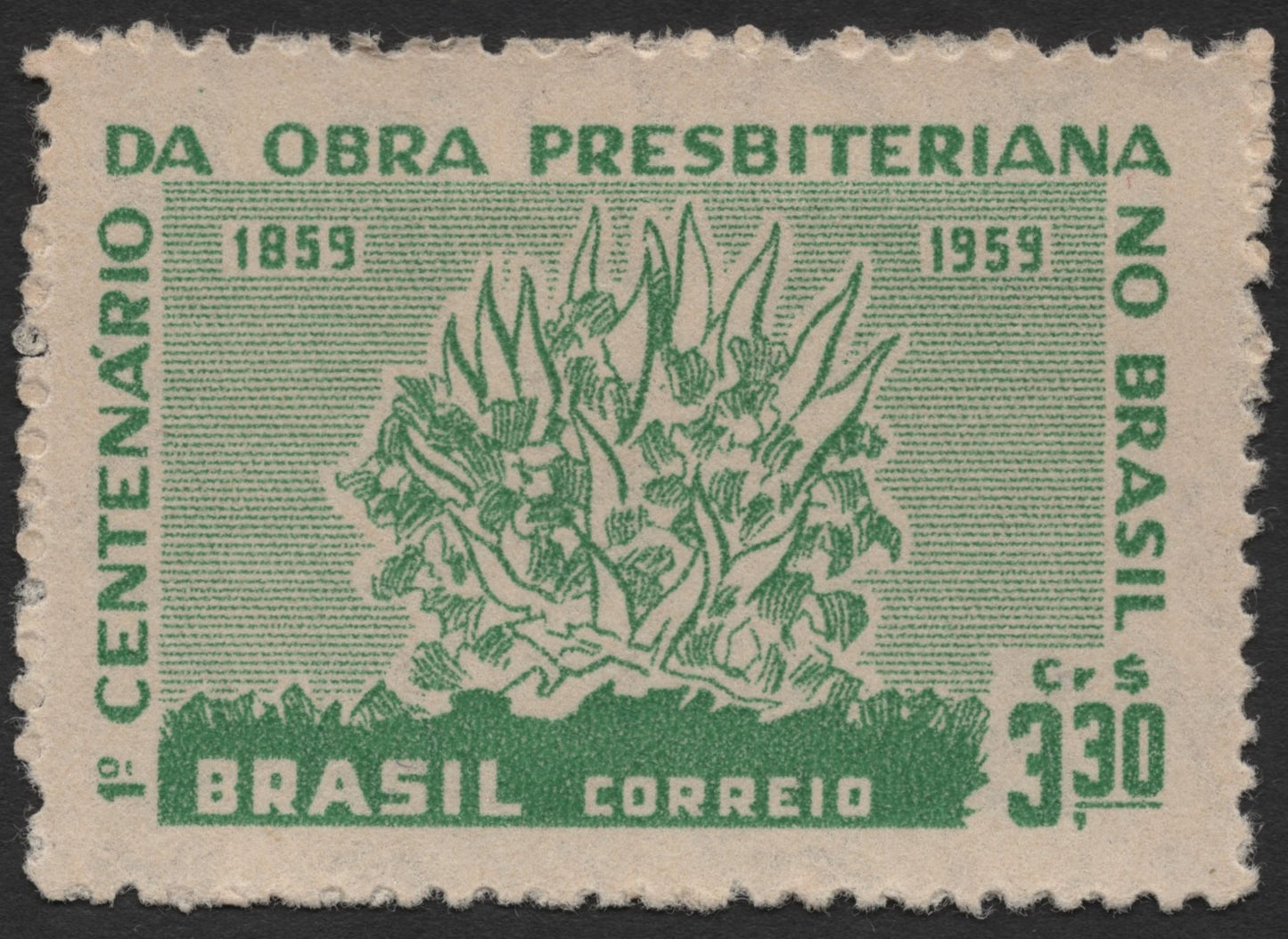 SCG2072 - 1959 Brazil 1st Centenary of Presbyterian Work Stamp