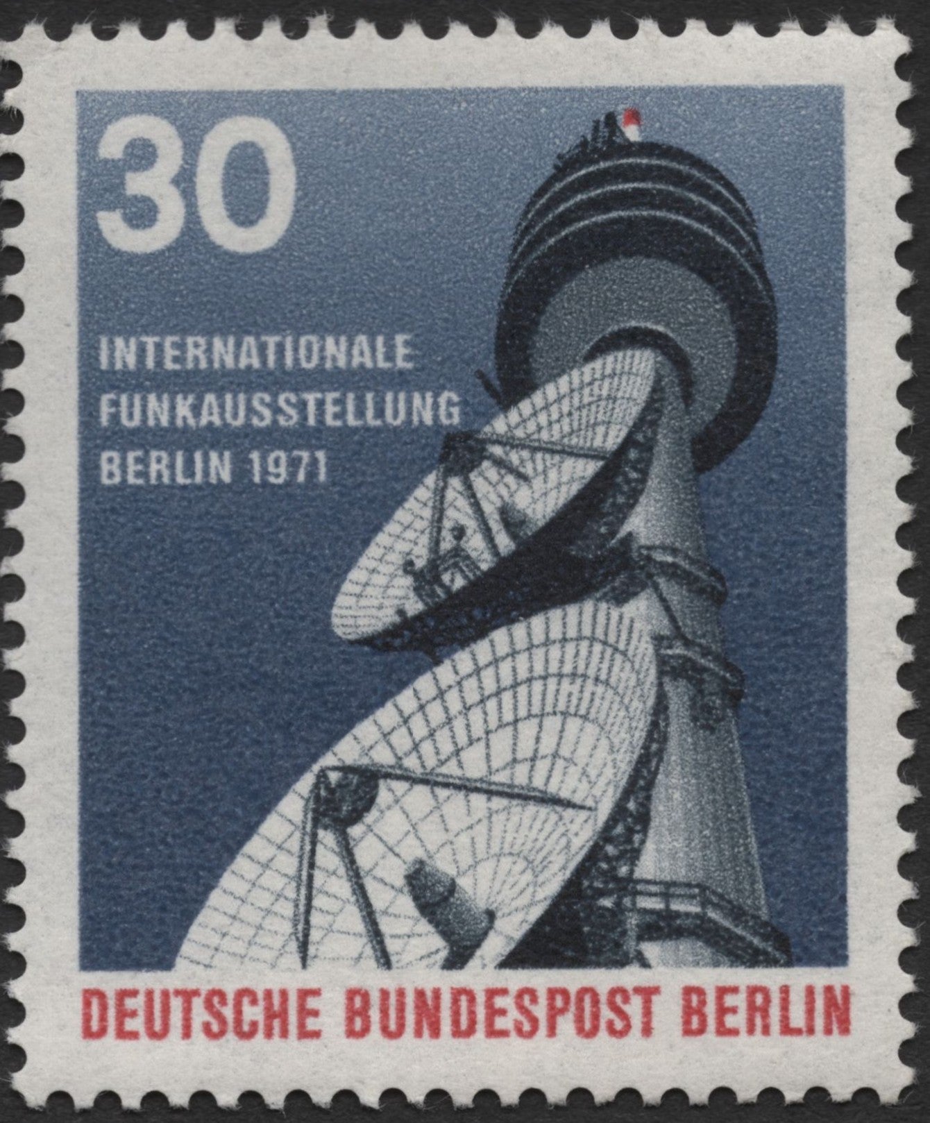 SCG2226 - Germany (Berlin) 1971 Internationale Funkausstellung Stamp
