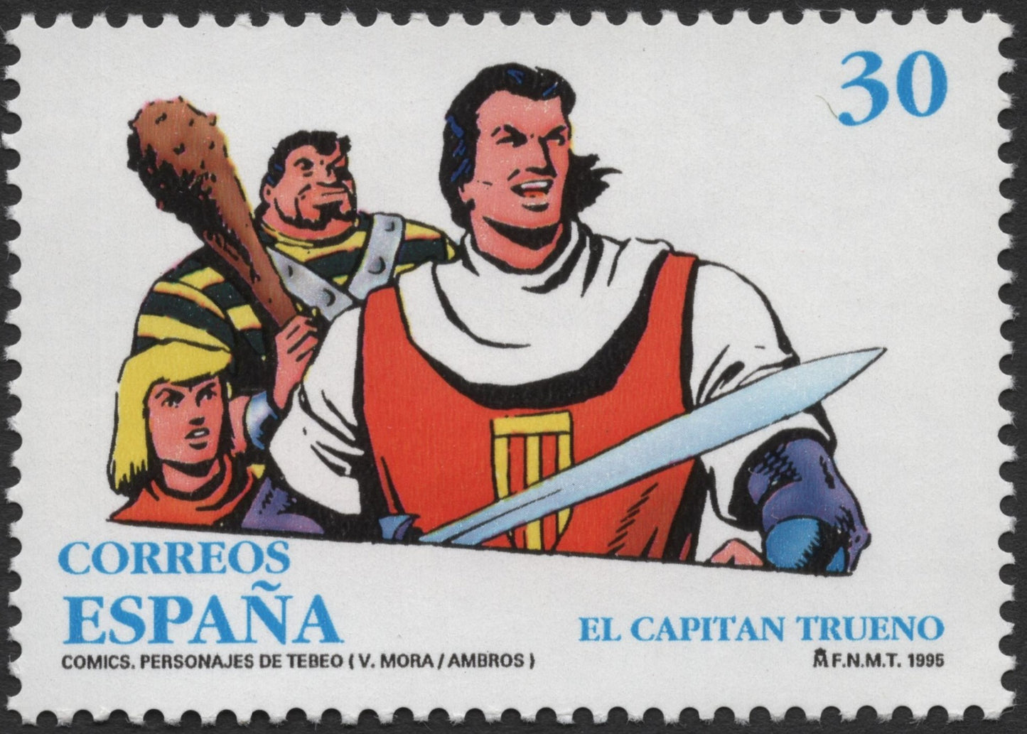 SCG2242 - Spain 1995 – El Capitán Trueno Comic Stamp
