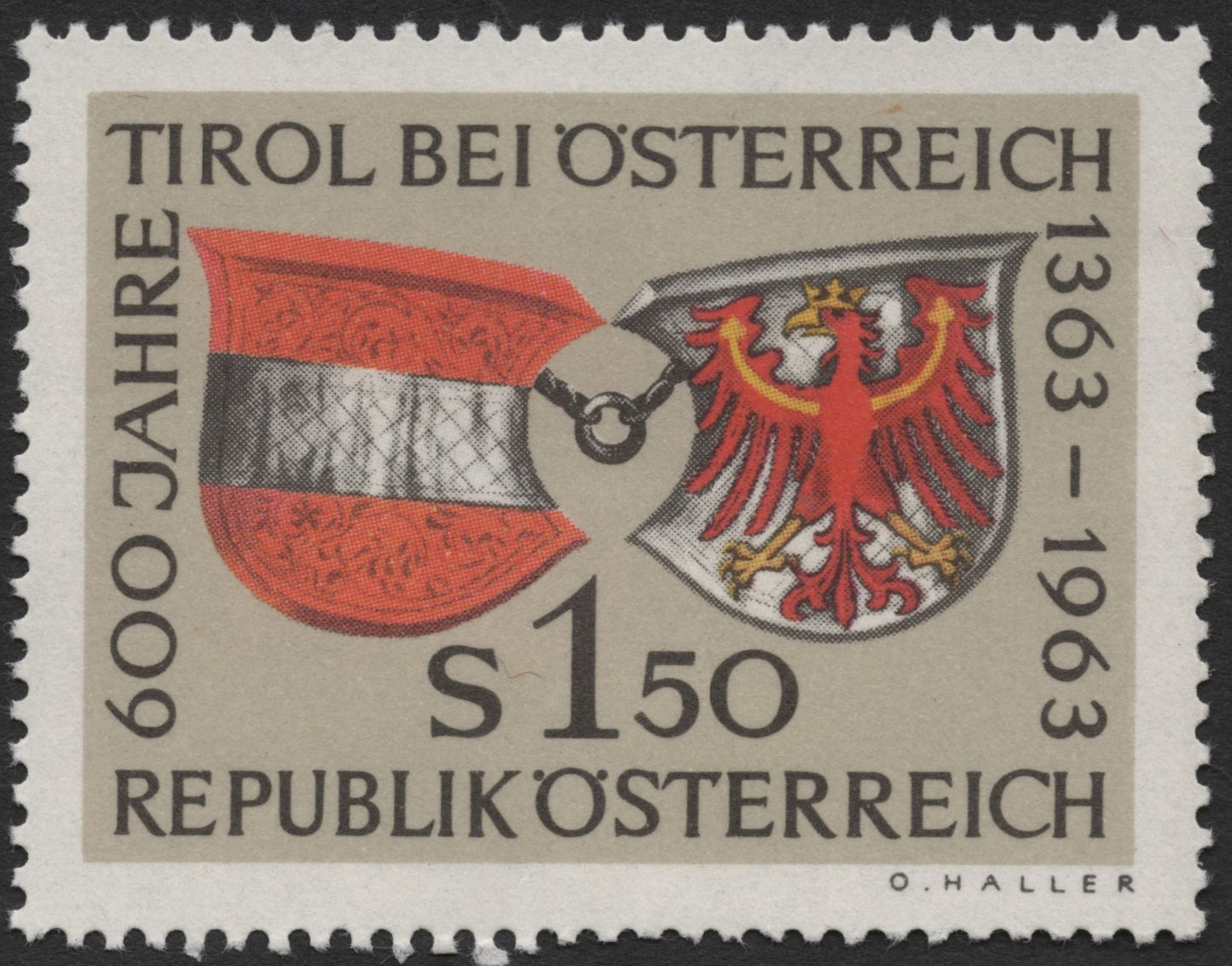 SCG2262 - Austria 1963 – 600 Years of Tyrol’s Union with Austria