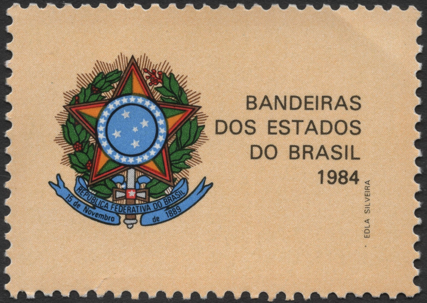 SCG2246 - Brazil 1984 “Bandeiras dos Estados” Stamp
