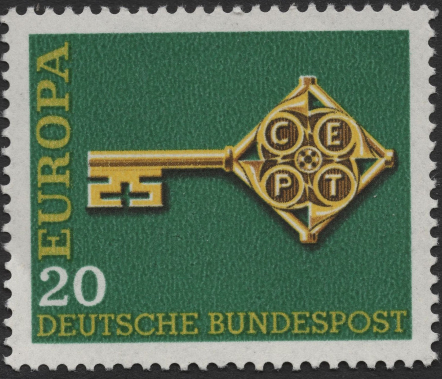 SCG2293 - Germany 1961 Europa CEPT 20 Pfennig Stamp