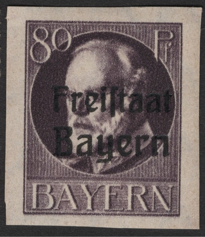 SCG2369 - 1919 Bavaria "Freistaat Bayern" & "Volksstaat Bayern" Overprint Set