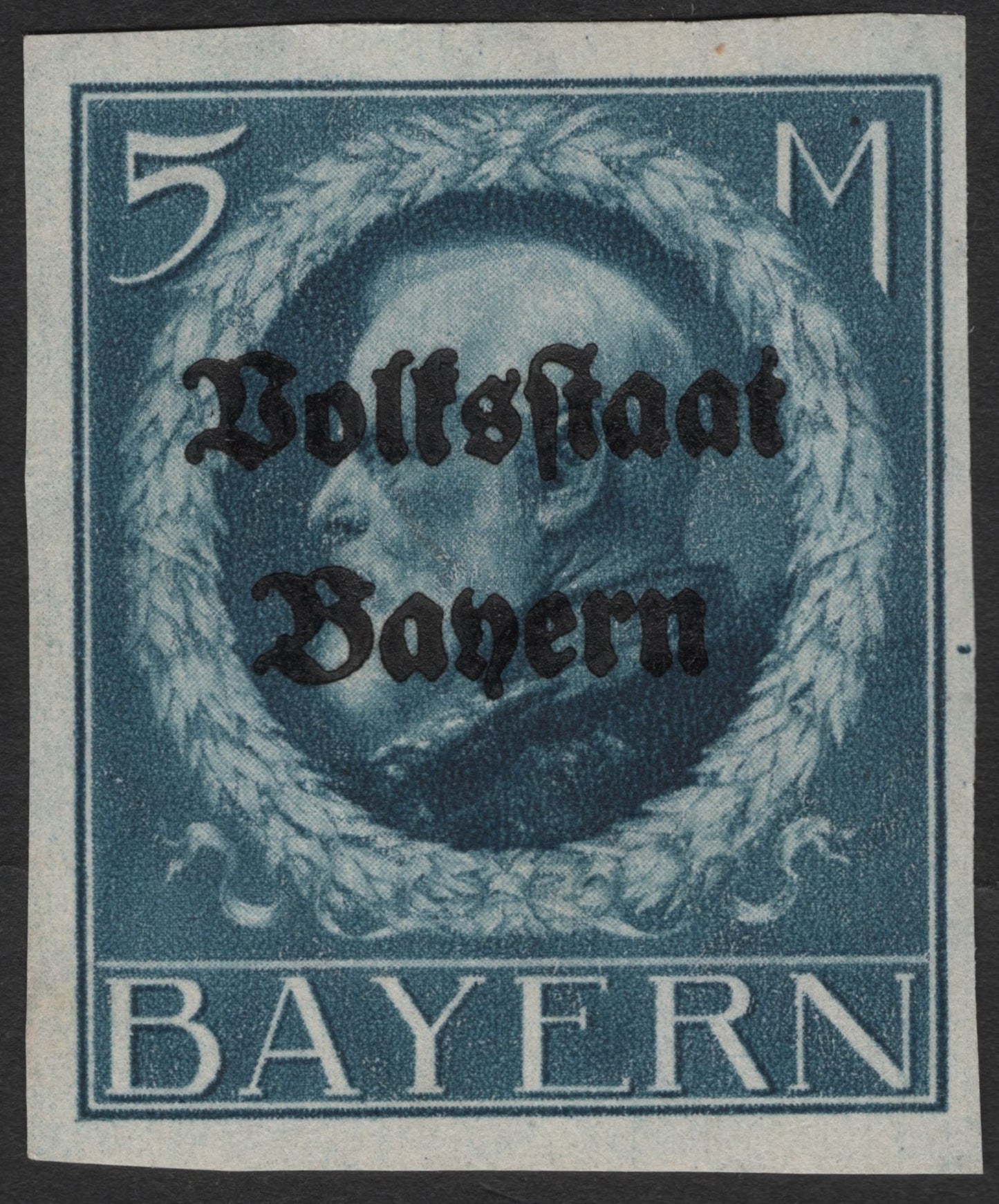 SCG2367 - 1919 Bavaria "Volksstaat Bayern" Overprint Set – 5M, 10M, 20M