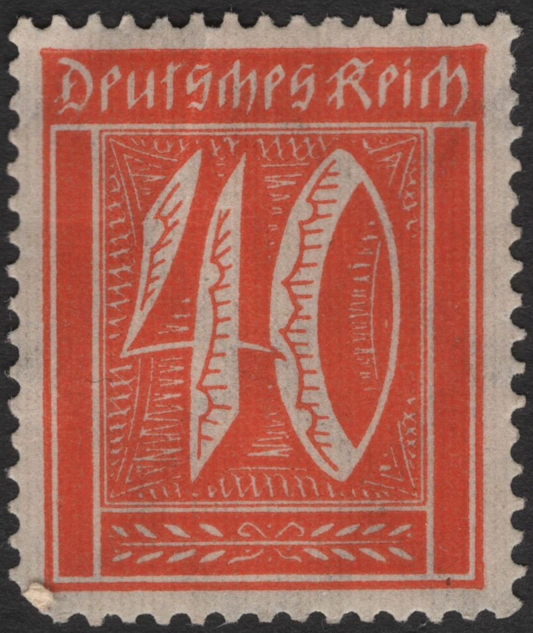 SCG2366 - Germany 1920s Inflation-Era Numeral Stamps – 5, 40 & 50 Pfennig