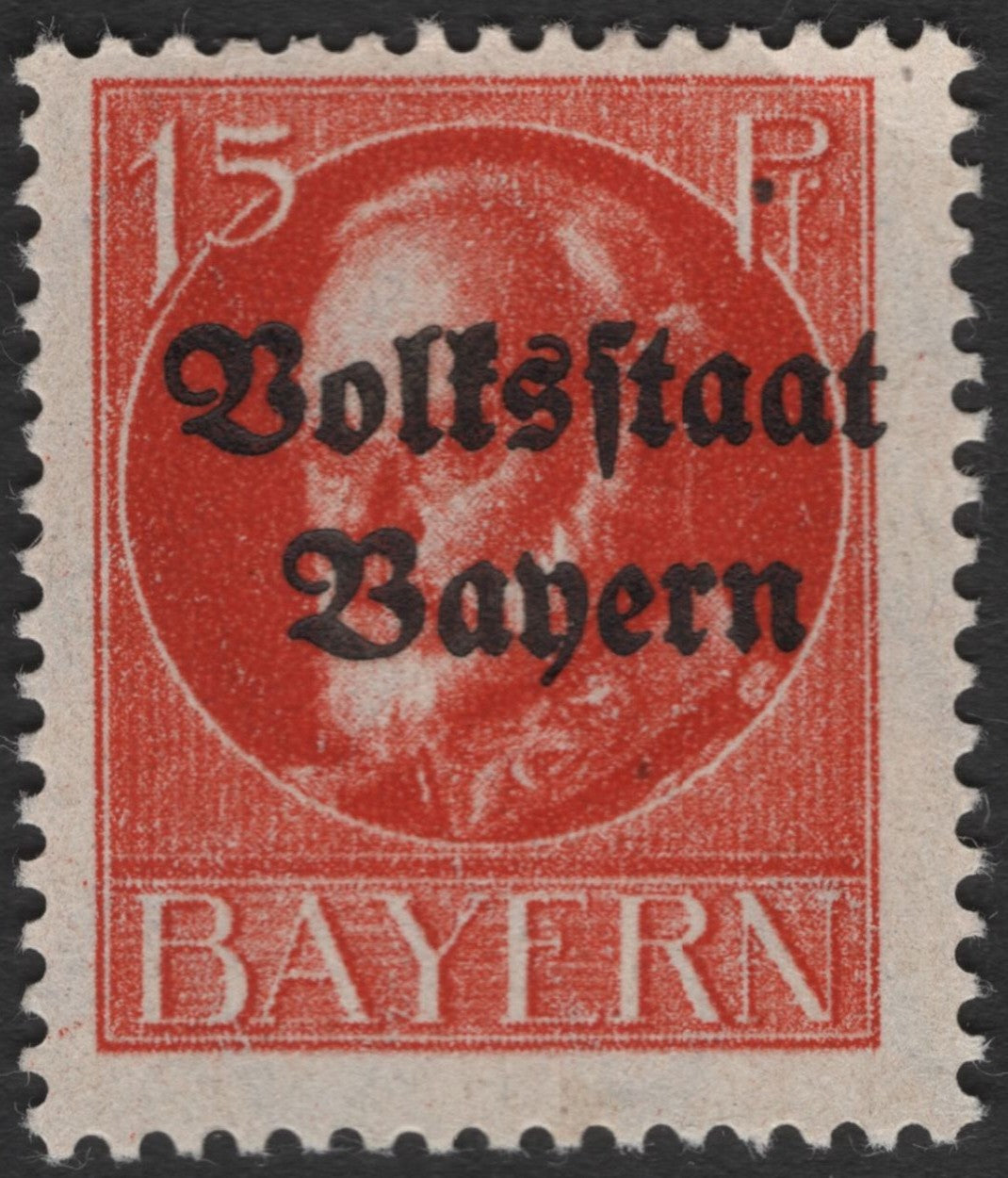 SCG2364 - 1919 Bavaria “Volksstaat Bayern” Overprint Set (3 Values)