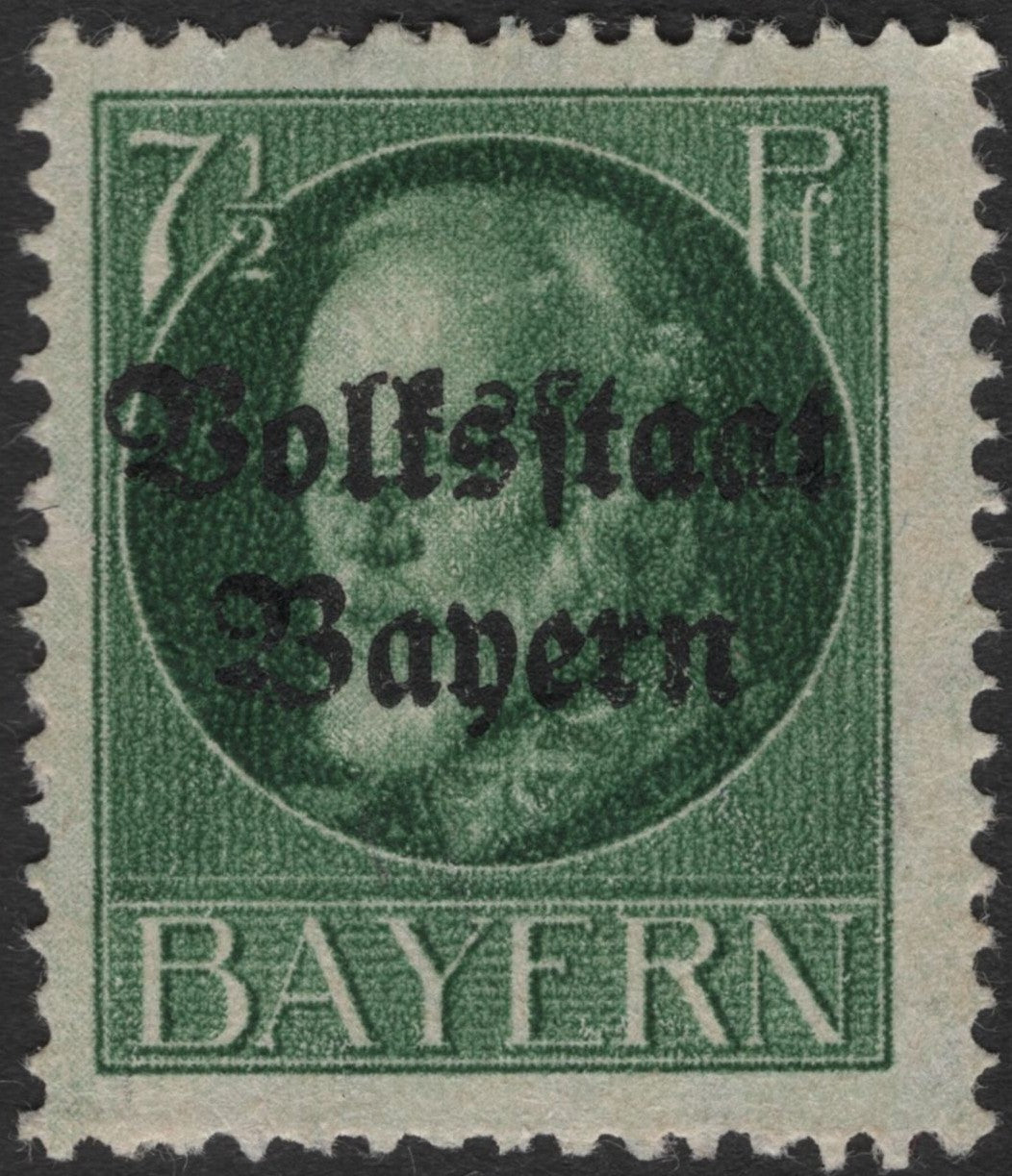 SCG2364 - 1919 Bavaria “Volksstaat Bayern” Overprint Set (3 Values)