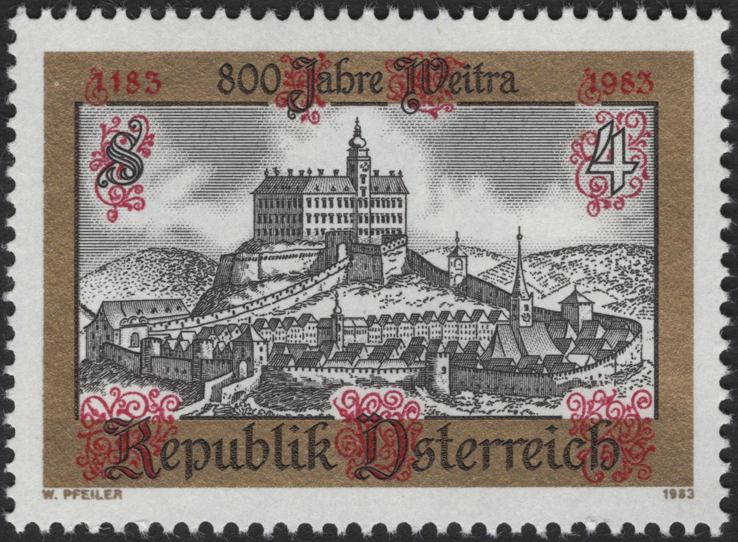 SCG2311 - Austria 1983 – 800 Years of Weitra Commemoration Stamp