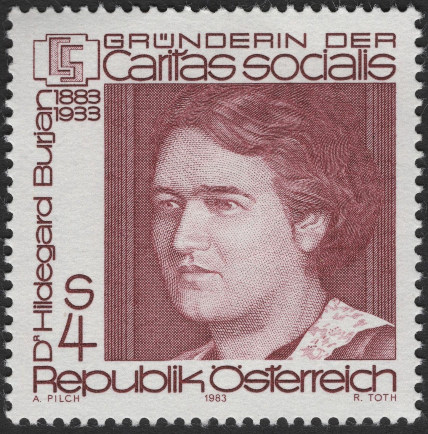 SCG2321 - Austria 1983 Dr. Hildegard Burjan Stamp