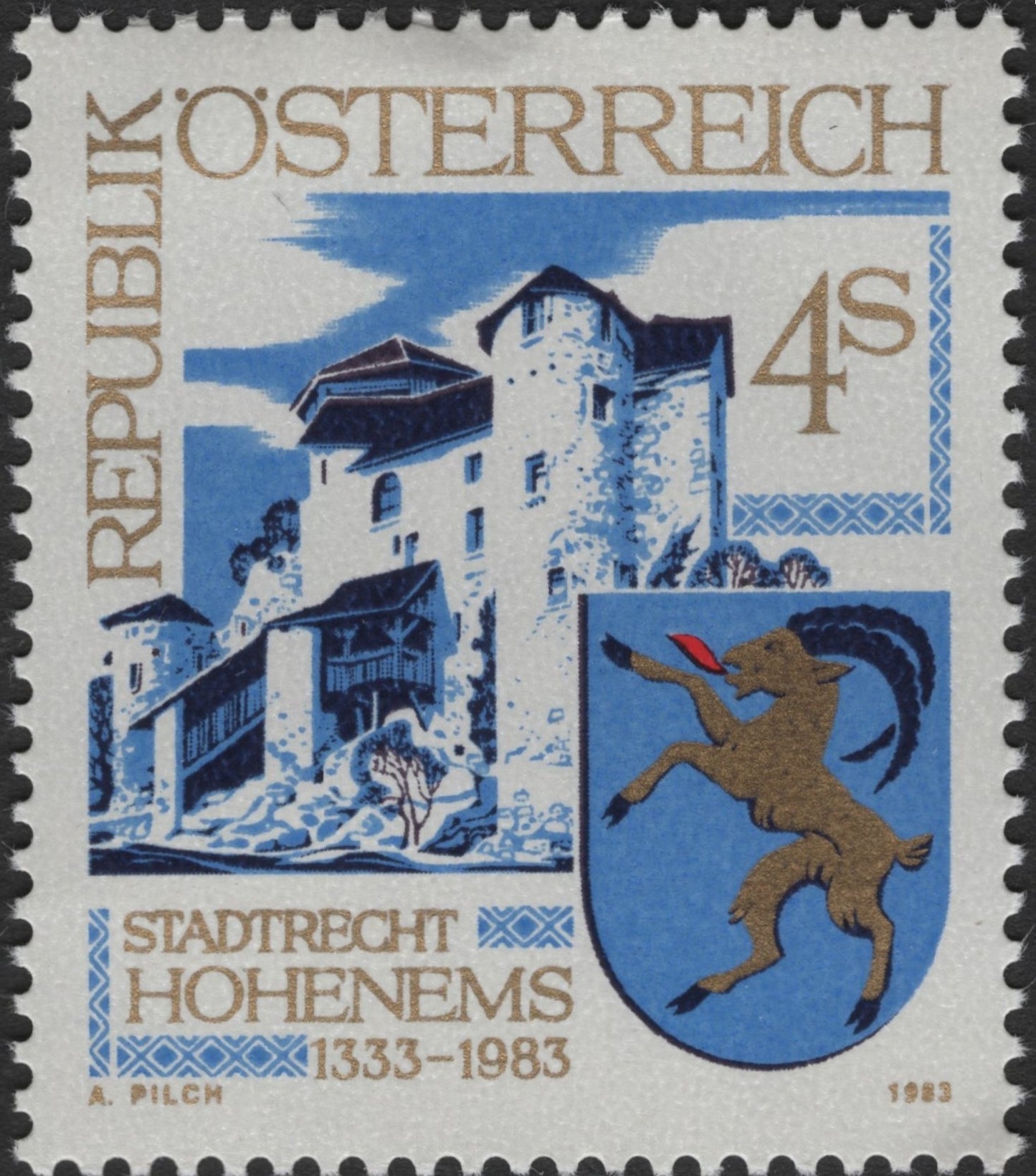 SCG2323 - Austria 1983 – 650 Years of Town Rights: Hohenems