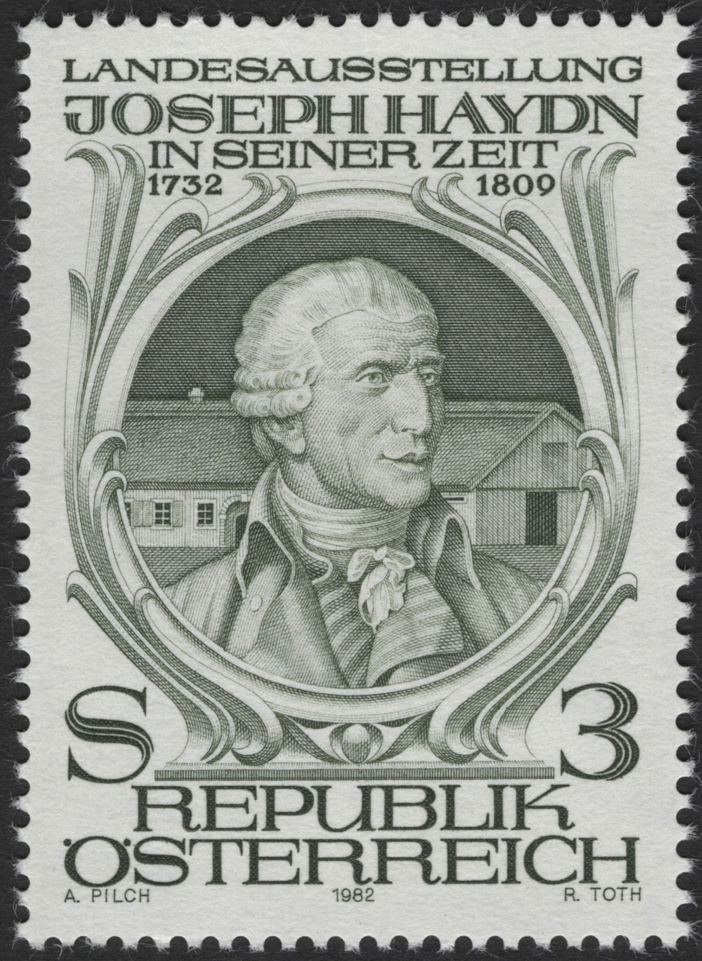 SCG2327 - Austria 1982 Joseph Haydn Commemorative Stamp