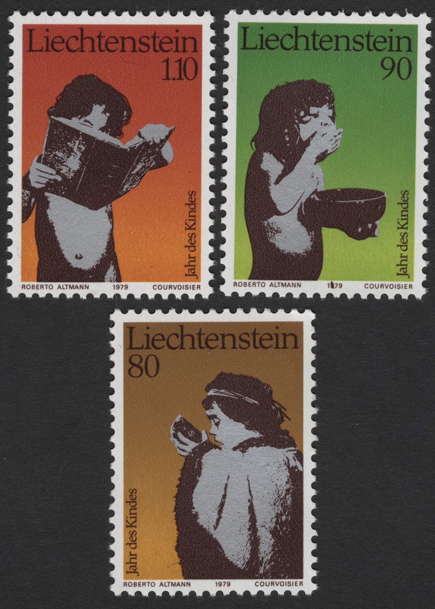 SCG2435 - Liechtenstein 1979 Year of the Child Set – Roberto Altmann Designs
