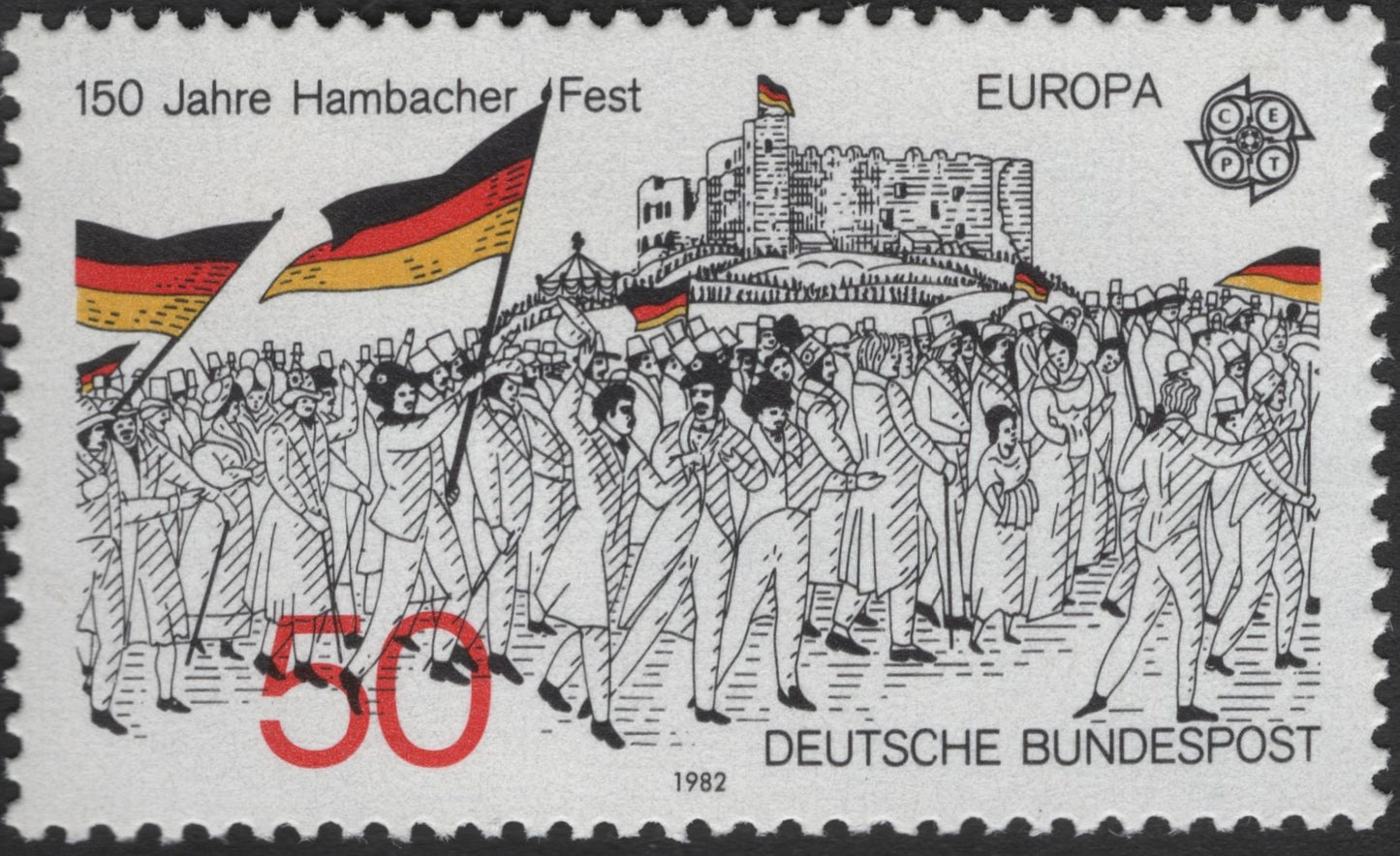 SCG2424 - Germany 1982 – Hambach Festival & Treaty of Rome Europa Set