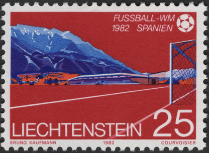 SCG2425 - Liechtenstein 1982 Football World Cup Spain Stamp Set