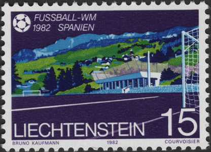 SCG2425 - Liechtenstein 1982 Football World Cup Spain Stamp Set