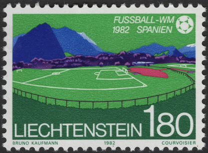SCG2425 - Liechtenstein 1982 Football World Cup Spain Stamp Set