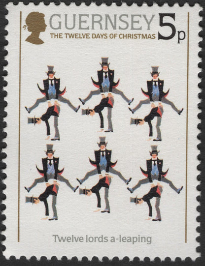 SCG2432 - Guernsey 1984 "Twelve Days of Christmas" – 5p Stamps (Set of 3)