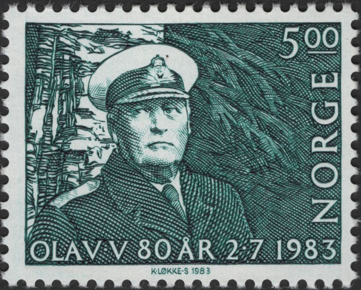 SCG2468 - Norway 1983 – 80th Birthday of King Olav V